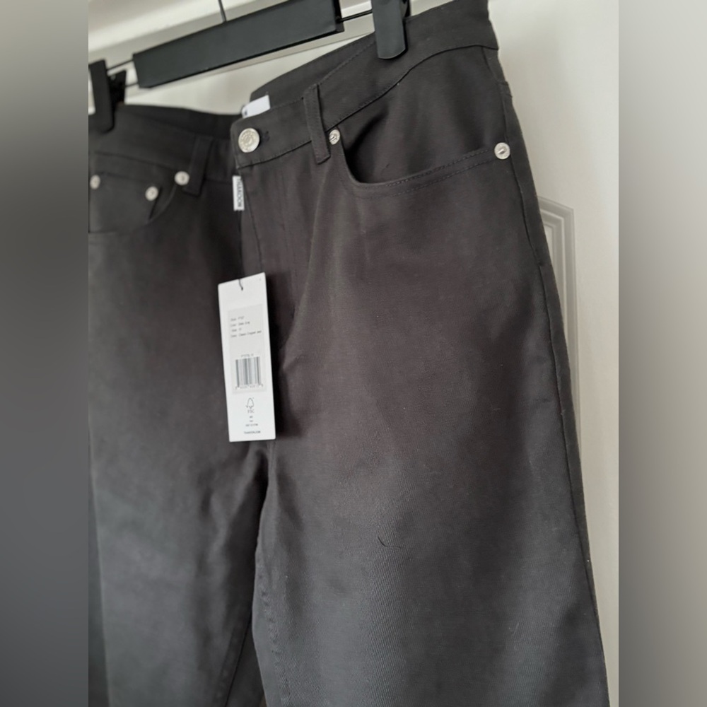 NWT Thakoon Dark gray Straight-Leg Jeans - Picture 2 of 4